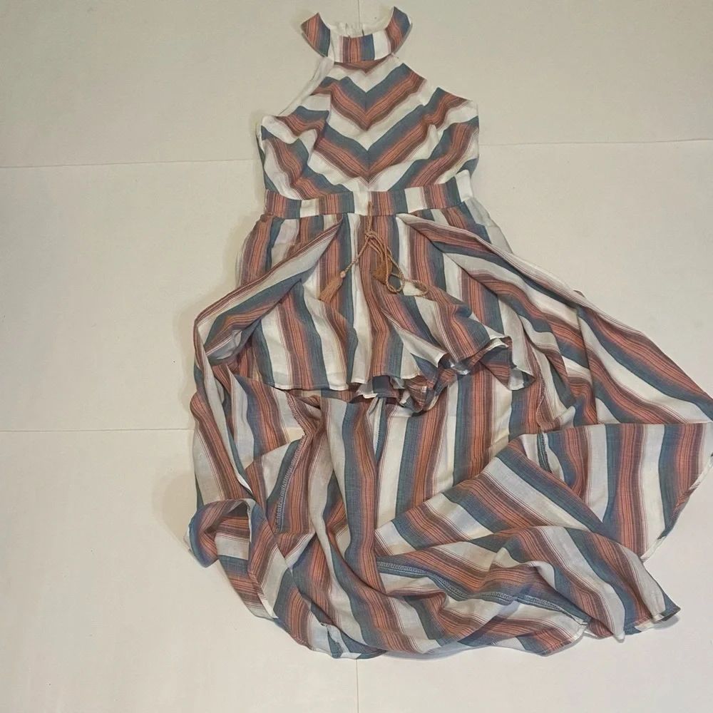 Crystal Sky stripe jumpsuit & romper size 5 - Picture 4 of 11